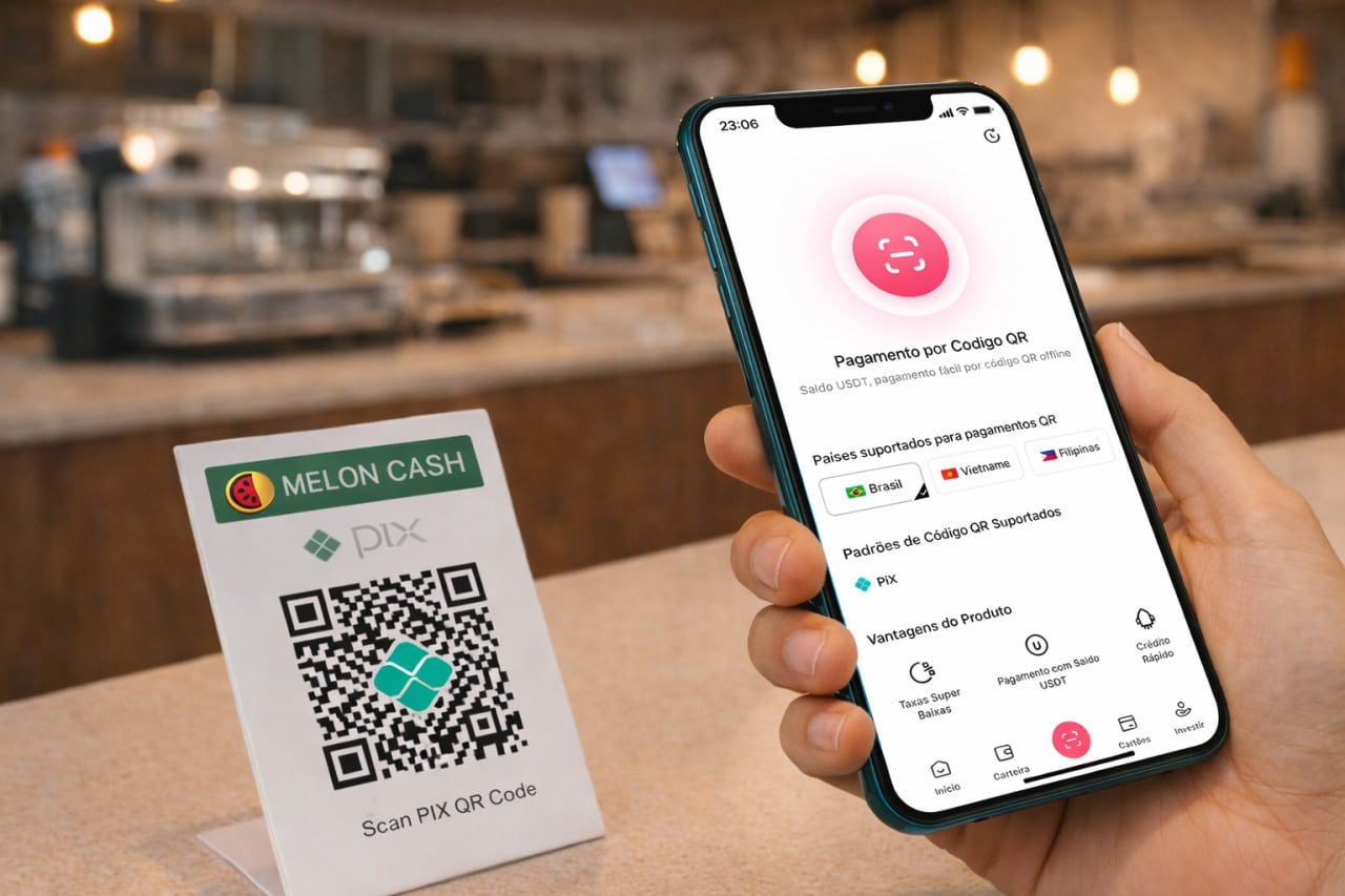 Pagamento Móvel QR Melon Cash